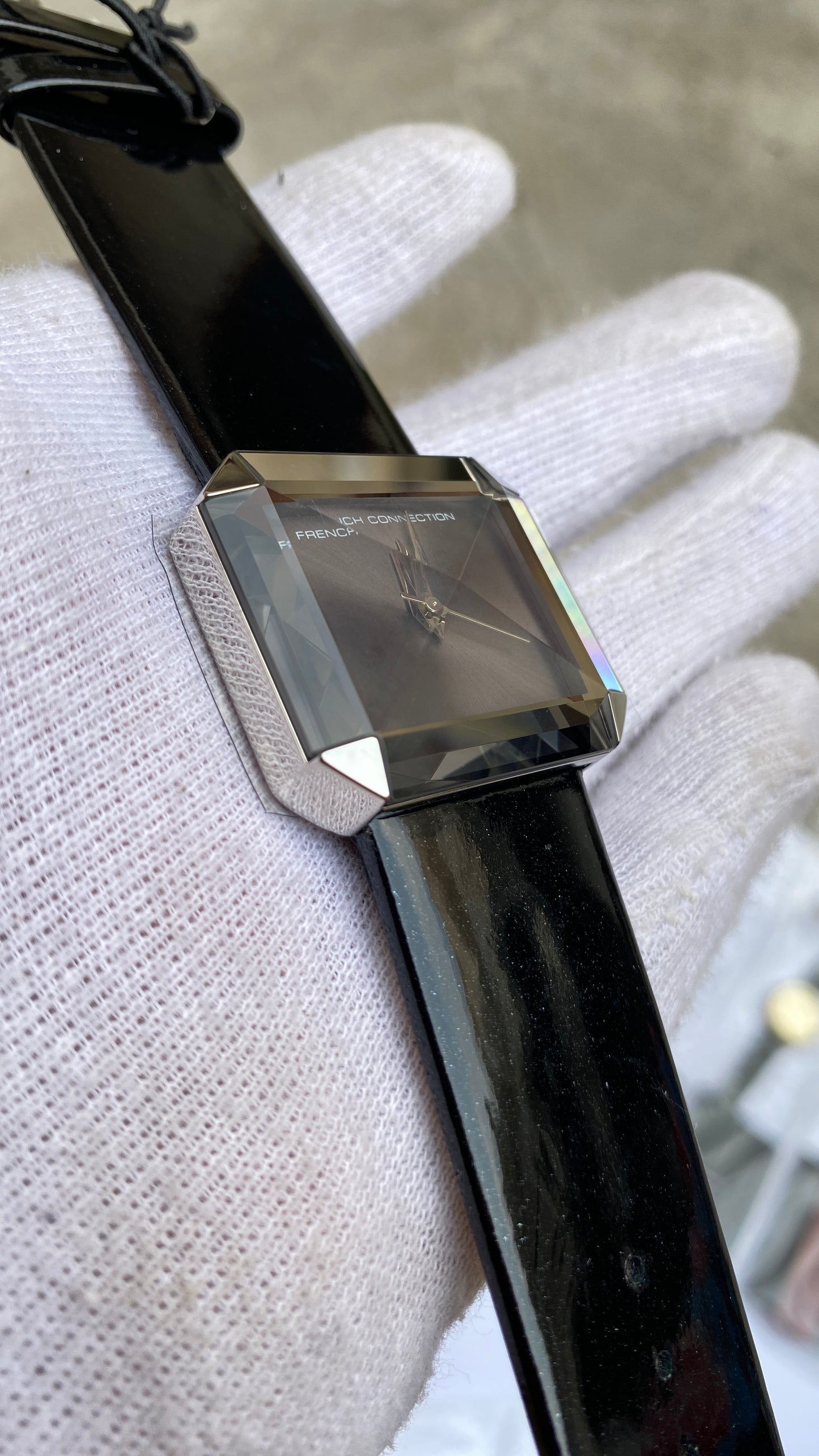 French connection women’s watch black strap