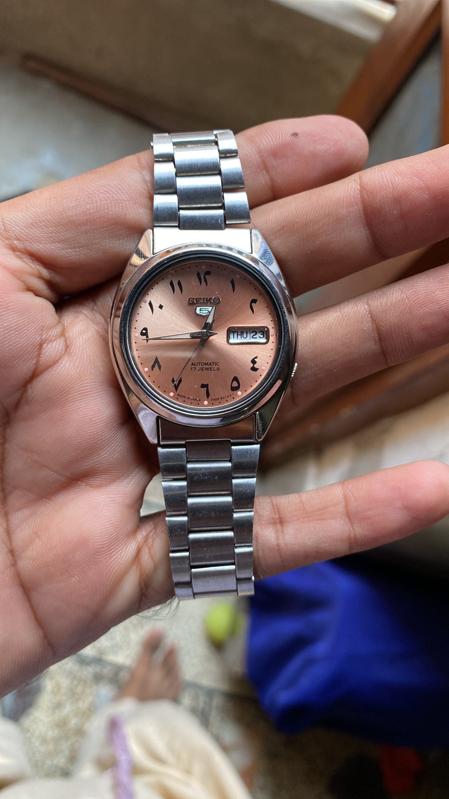 Seiko Arabic automatic men’s watch