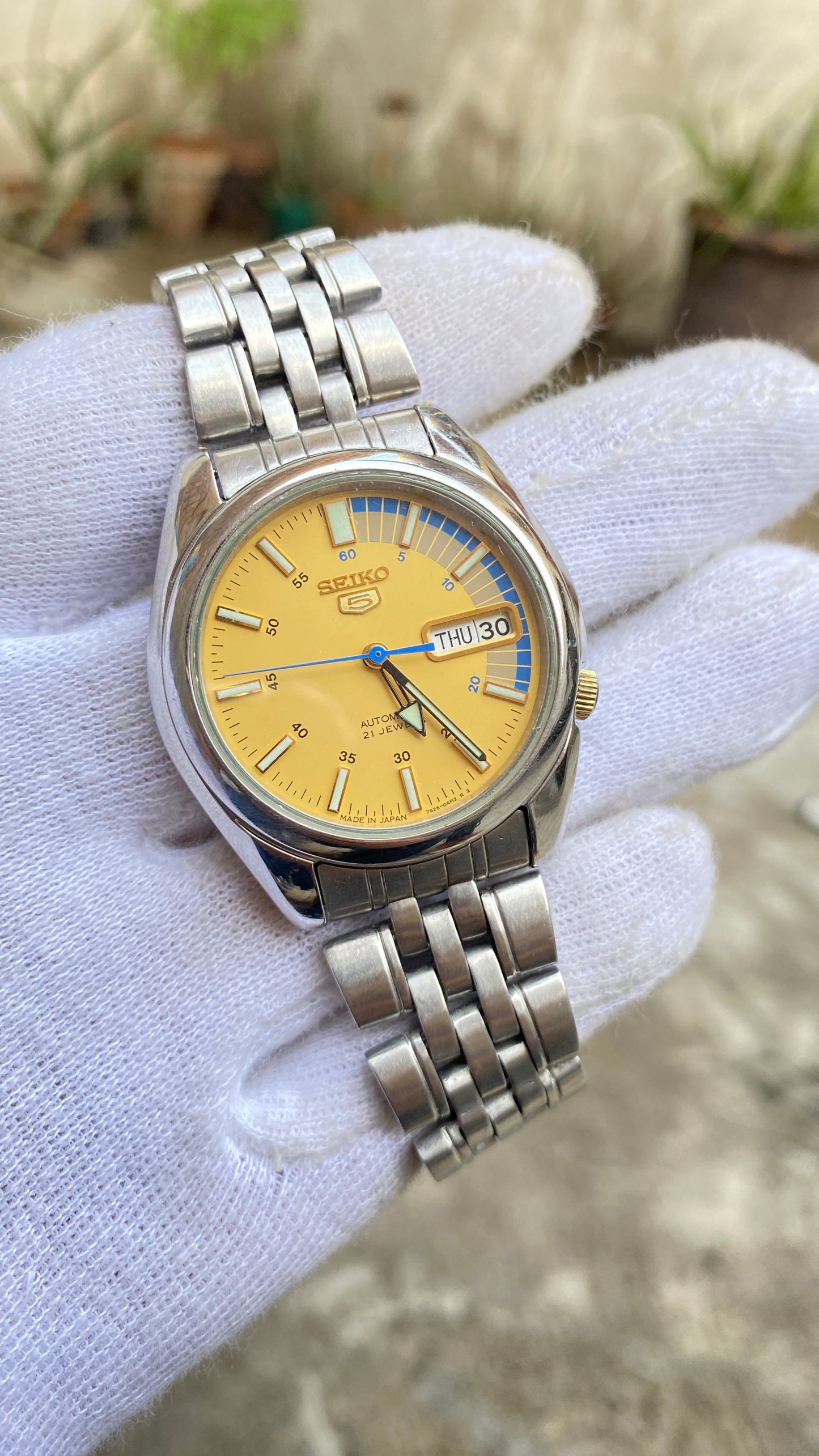 Original seiko5 automatic watch