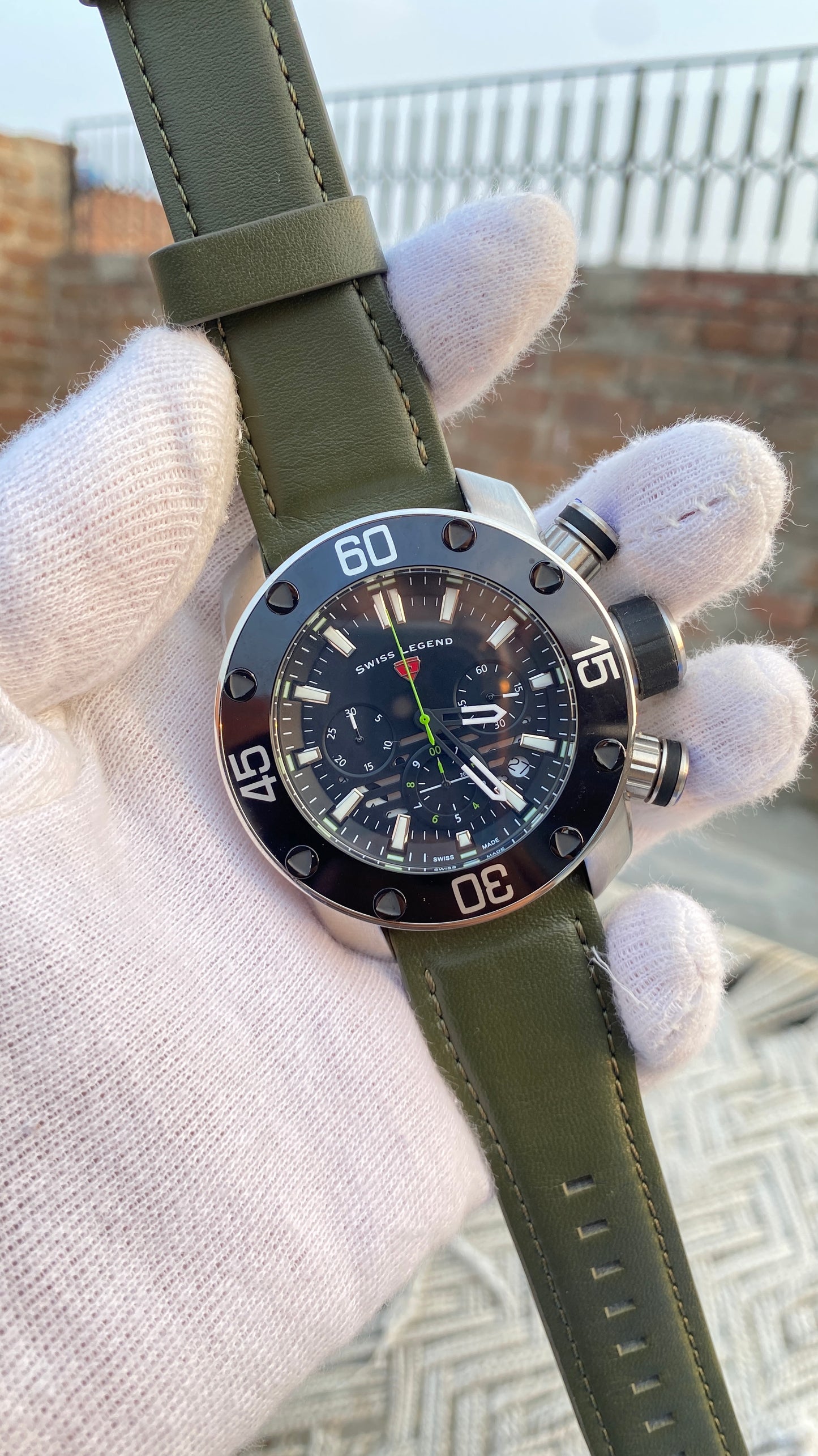 Swiss legend dress watch for men’s fall