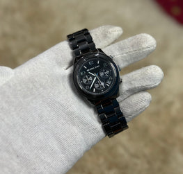 Michael Kors Women's MK5162 Runway Chronograph watch in black cerami