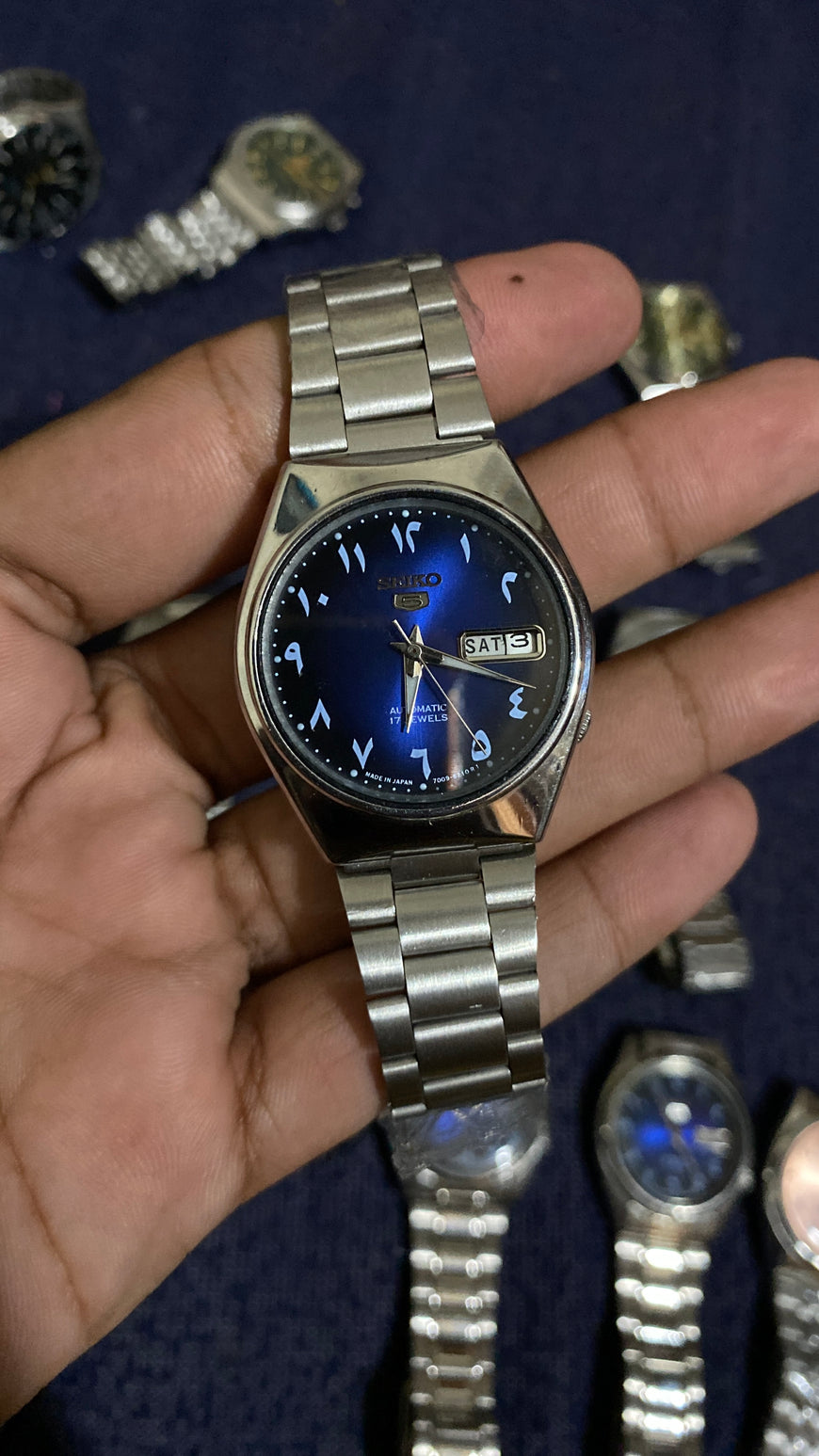 Seiko Arabic automatic men’s watch