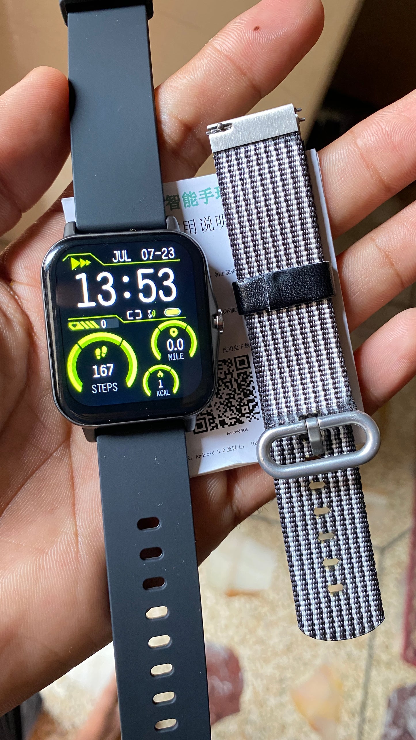 Imported smart watch for unisex