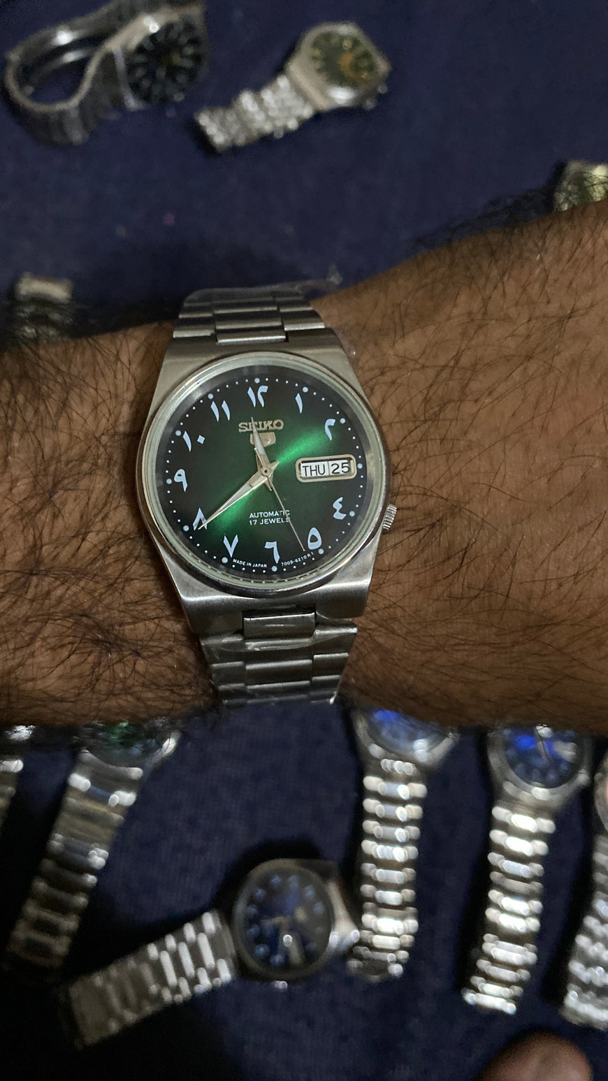 Seiko Arabic automatic men’s watch