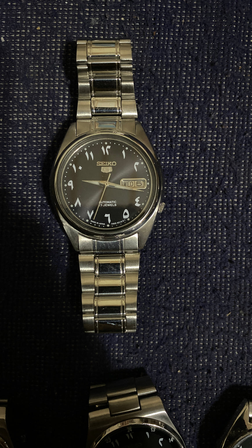 Seiko Arabic automatic men’s watch