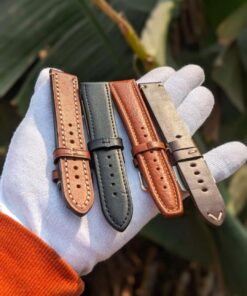 Alternative view of hand made leather straps