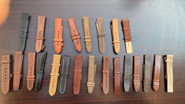 hand made leather straps