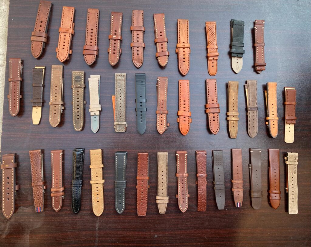 hand made leather straps