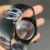 Guess Black Luxury Stainless Steel Day-Date Watch for Men