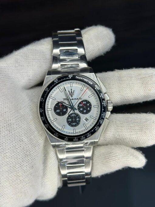 Maserati Chronograph Silver Dial