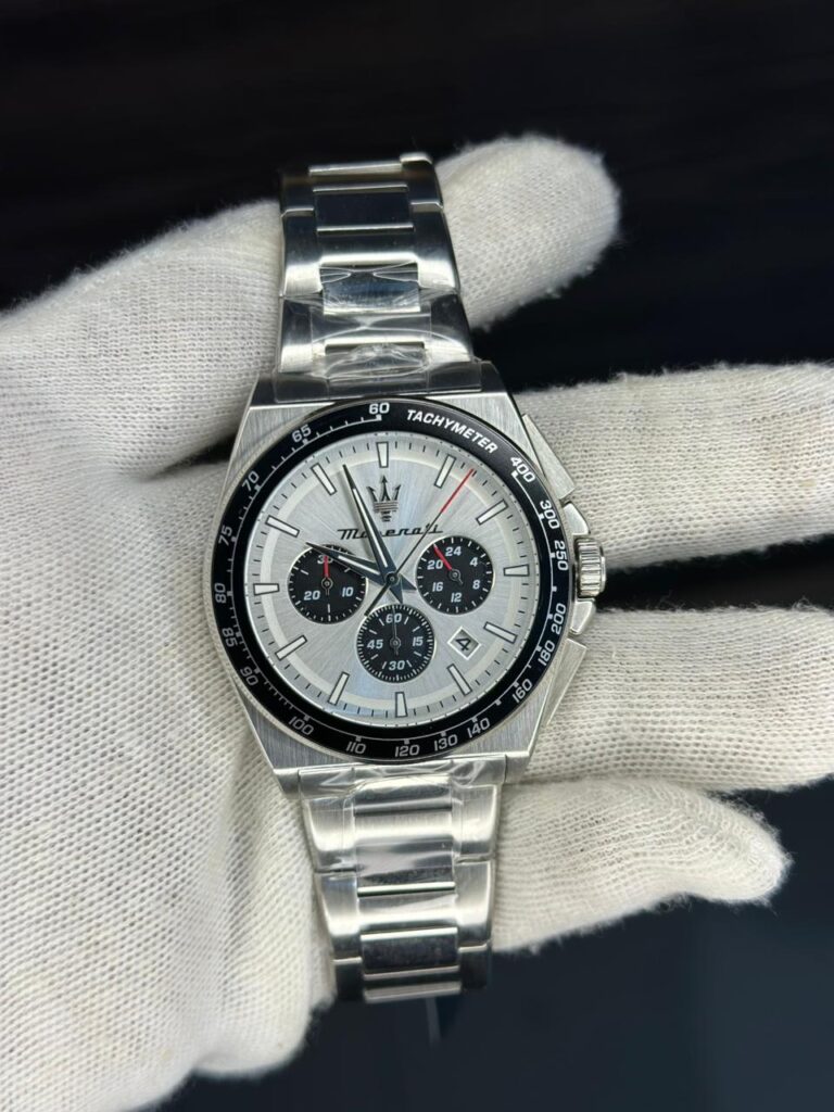 Maserati Chronograph Silver Dial
