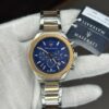 Maserati Men’s Chronograph Watch – Blue Dial Two Tone Stainless Steel Luxury Wrist Watch