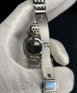 Alternative view of Fossil Women's Silver Stainless Steel Analog Watch with Crystal Bezel & Mother-of-Pearl Dial