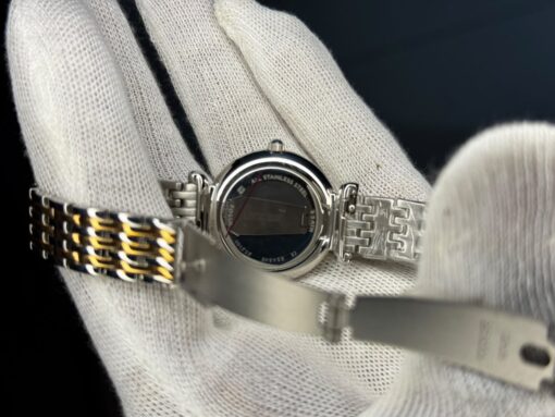 Fossil Women's Two-Tone Stainless Steel Analog Watch with Crystal Bezel and Mother-of-Pearl Dial